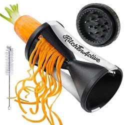 Kitchen Active Spiralizer Spiral Slicer Zucchini Spaghetti Pasta Maker Black
