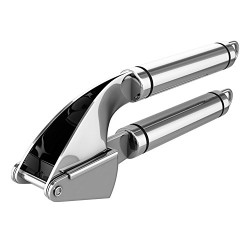 Propresser Garlic Press Stainless Steel – Home Chef Ebook Included – Ginger Press
