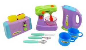 Kitchen Appliances Toy for kids – Mixer, Toaster, Kettle, Cups & Utensils Set