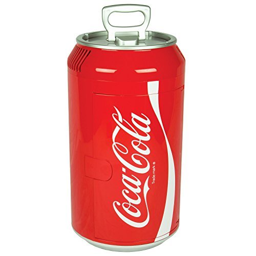Mini Can Fridge in Red