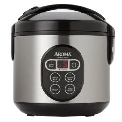Aroma Housewares ARC-914SBD Digital Cool-Touch Rice Cooker and Food Steamer with Stainless Steel Exterior, Silver