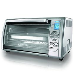 BLACK+DECKER CTO6335S Stainless Steel Countertop Convection Oven, Silver