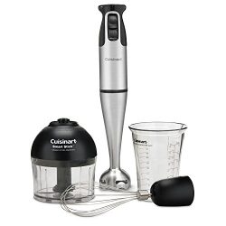 Cuisinart CSB-79FR Smart Stick 2-Speed 200-watt Immersion wired Hand Blender with Attachments (certified Refurbished)