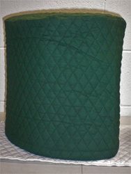 Quilted Food Processor Cover (Hunter Green, Large)