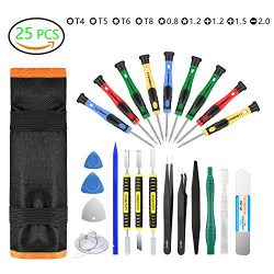 Repair Tools Kit Precision Screwdriver Magnetic Set for Phones/iphone, Computers/PC,Tablets/Pads/iPad Pro,Watch,and More Small Household Appliances Electronic Devices Pry Open DIY Tool Kits Set