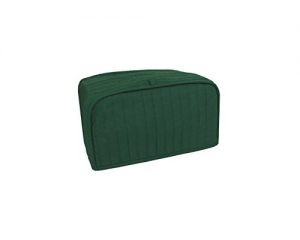 RITZ Polyester / Cotton Quilted Toaster Oven Broiler Appliance Cover, Dust and Fingerprint Protection, Machine Washable, Dark Green