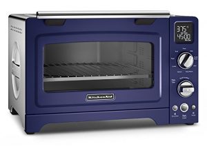 KitchenAid KCO275BU Convection 1800-watt Digital Countertop Oven, 12-Inch, Cobalt Blue