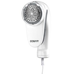 Conair Fabric Defuzzer – Shaver; Rechargeable; White