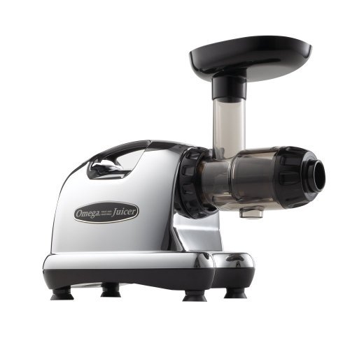 Omega J8006 Nutrition Center Juicer – Black and Chrome