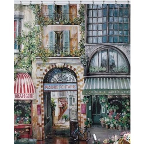 Creative Bath Products Rue Di Rivoli Shower Curtain 72″ X 72″