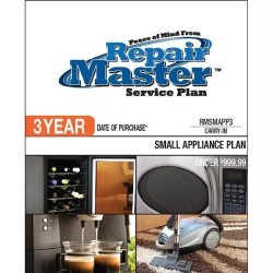Repair Master 3-Yr Date of Purchase Small Appliance Plan