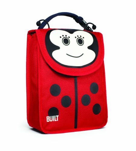 BUILT NY Big Apple Buddies Insulated Lunch Sack, Lafayette Ladybug (BAB1-LBG)