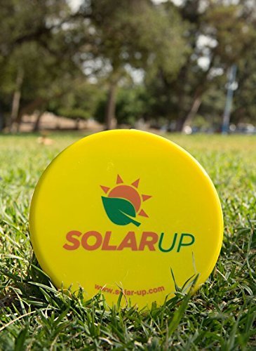 Solar Charger SunDisk (Yellow) Portable. 5000mah. For Apple Ipods Iphones, Samsungs, Most Android/windows Smart Phones, Gopro Camera, GPSs, Mp3, Mp4, Small Appliances with USB.