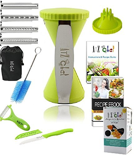 ATZ Chef Next Generation 4 in 1 Vegetable Spiralizer