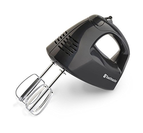 Toastmaster TM-201HM 125-Watt Hand Mixer, Black