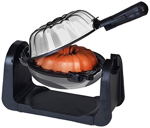 Elite ECM-2919 Cuisine Flip Bundt Cake Maker, Black