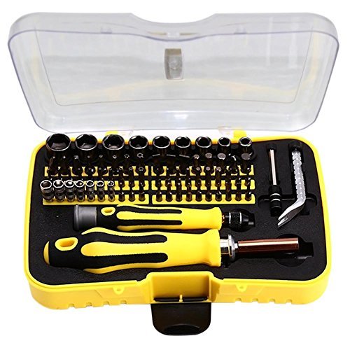 Kingsmith 6092C 70 in 1 Professional Screwdriver Set Magnetic Screwdriver Kit for Phones, Cameras, Watches, Small and Large Appliances