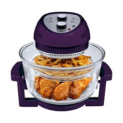 Big Boss 1300-watt Oil-Less Fryer, 16-Quart, Purple