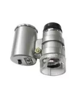 SoLed Mini 60x LED UV Light Pocket Microscope Jeweler Magnifier Adjustable Loupe (Style 1)