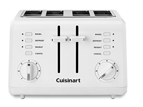 Cuisinart CPT-142FR Compact 4-Slice Toaster, White (Certified Refurbished)