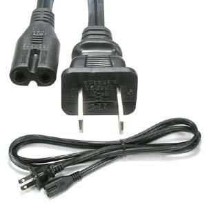 6Ft Non-Polarized Power Cord / SPT-2 18/2 SF-21+85A