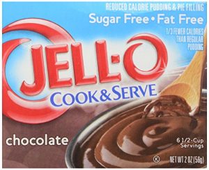 Jell-O Cook and Serve Pudding and Pie Filling Sugar Free Fat Free, Chocolate, 2.0 oz