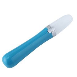 Nail File, Electric Nail File Manicure Tool Grinding Smoothing Polishing 3-in-1 Nail Care Set – Blue