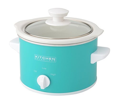 Kitchen Selectives Slow Cooker, 1.5-Quart, Turquoise