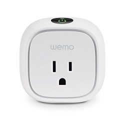 Wemo Insight Switch, Wi-Fi Smart Plug, Control Lights and Appliances From Your Phone, Manage Energy Costs, Works with Amazon Alexa