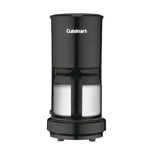 Cuisinart DCC-450BK 4-Cup Coffeemaker with Stainless-Steel Carafe, Black