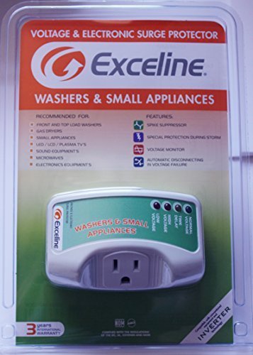 Electronic Surge Protector for Front and Top Load Washers, Gas Dryers, LED, LCD and Plasma Tv’s