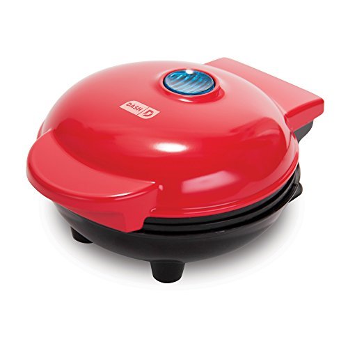 Dash DMW001RD Mini Waffle Maker, Red
