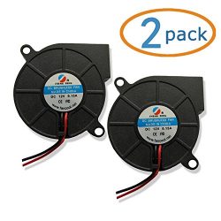 SoundOriginal 2pcs Cooling Blower Fan DC 12V 0.15A 50mmx15mm for Laptop Humidifier Aromatherapy and Other Small Appliances Series, PC CPU Server Dissipation and so on—Repair Replacement