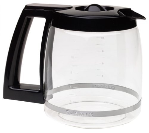 Cuisinart DCC-1200PRC 12-Cup Replacement Glass Carafe, Black